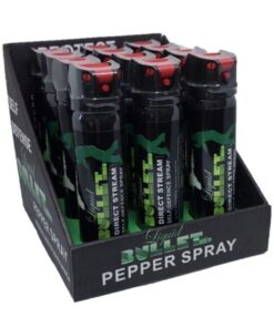 Liquid Bullet Direct Stream Pepper Spray 100ml Shipper