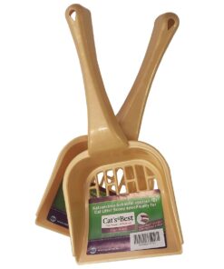 Litter Scoop Bundle 2'S (Gold) - Ideal for Cat's Best Smart Pellets Litter