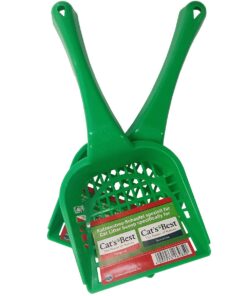 Litter Scoop Bundle 2's (Green) - Ideal for Cat's Best Original Litter