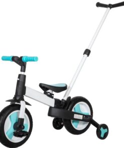 Little Bambino 4-In-1 Balance Bike W/ Safety Features For Ages 12m - 5yrs - Blue