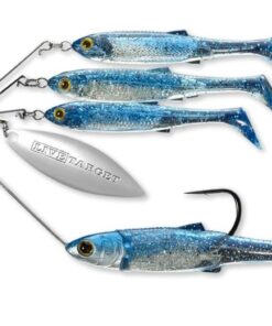 Live Target - Baitball Spinner Rig 1/4oz - BLUE SILVER