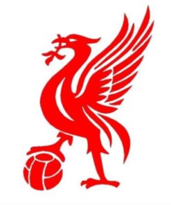 Liverpool Bird Fans Car/ Laptop Exterior Accessories Vinyl Decal - Red