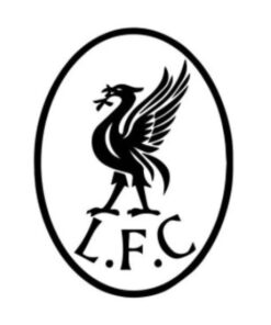Liverpool LFC Bird Fans Car/ Laptop Exterior Accessories Vinyl Decal- Black
