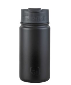 Lizzard 415ml Flask with Lid - Black Grey Ombre