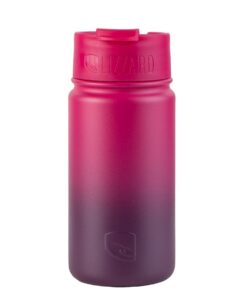 Lizzard 415ml Flask with Lid - Hotpink Eggplant Ombre