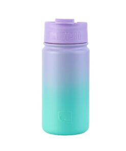 Lizzard 415ml Flask with Lid - Lilac Mint Ombre