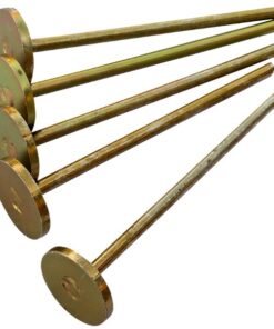 LK's - Groundsheet / Tent Pegs Pack of 5 - Mild Steel 150mm x 6 mm