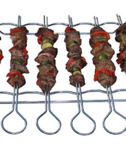 LK's Kebab Grill Set of 6 Skewers - Chrome
