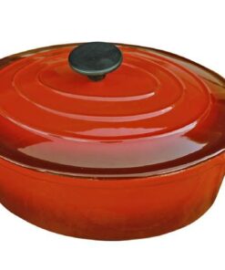 LK's Oval Casserol 4L Red