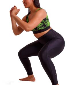 Llyla High Waist, Italian Black, Leggings / Yoga Pants (With A Pocket) - SA 40