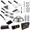 LMA 18 Piece Braai Master Griddle Accessories Kit & Zipper Bag