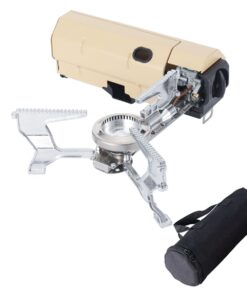 LMA 25x8cm Portable Folding Cassette Camping Gas Stove & Carry Bag FX-9197