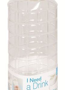Lock & Lock - Fridge Door Bottle 1.5 Litre - Clear With White Lid