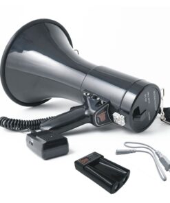 Loudcruiser 30W Handheld Megaphone with Rechargeable Battery Pack