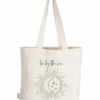 Love and Sparkles - 100% Eco Tote Shopper Bag - Boho Sun and Moon Slogan