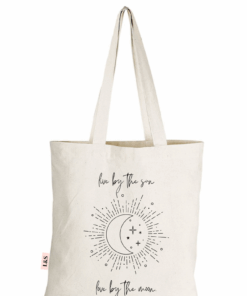 Love and Sparkles - 100% Eco Tote Shopper Bag - Boho Sun and Moon Slogan
