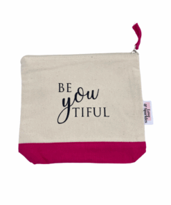 Love & Sparkles Be YOU Tiful Pink Panel Make Up Bag