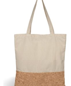 Love & Sparkles Cotton and Cork Tote Bag - neutrel