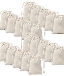 Love & Sparkles Evie Natural Cotton Eco Drawstring Bag 20Pack