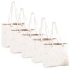 Love & Sparkles Hello Sailor Cotton Canvas Eco-Friendly Beach Bag 5Pack