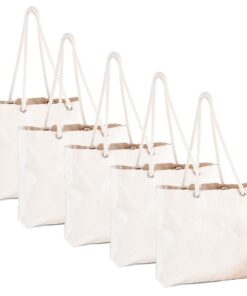 Love & Sparkles Hello Sailor Cotton Canvas Eco-Friendly Beach Bag 5Pack