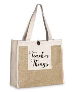 Love & Sparkles Teacher Things Large Shopper Bag Tote