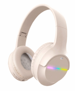 Low Latency Sweatproof Gaming Headset With RGB Lighting - Apricot