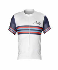 Lucky Veloci-Tee Cycling Jersey - Stripes - L