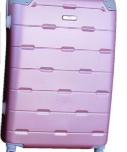 Luggage 24 inch Suitcase - Red Rose Gold