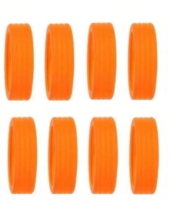 Luggage Suitcase Wheel Covers - Silicone wheel covers - Orange
