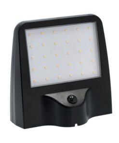 Lumaglo Solar Security LED Light Motion detector Sensor Lamp 500 Lumens