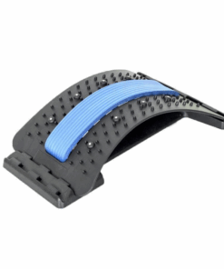 Lumbar Support Back Massager Stretcher - Blue