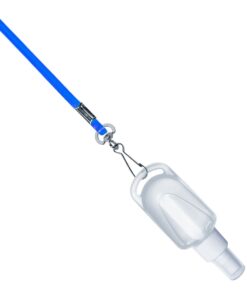 LUMOSS - Keyring Bottle with Jellybean Lanyard - 4-Pack