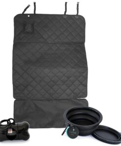 Luna Life Premium Suv Cover with Water Bowl & Poo Bags Kit