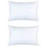 Luscious Living Duck Feather Pillows Standard Cotton 2 Pack