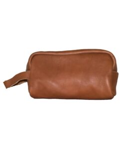 Luvsa LS-AR304 Full Grain Genuine Leather Men's Toiletry Bag