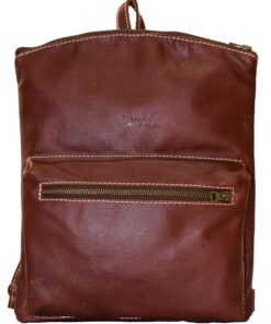 Luvsa LS-BS2218 Unisex Full Grain Genuine Leather Backpack Bag