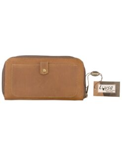 Luvsa LS-FA2401 Full Grain Diesel Leather Travel/ Phone/ Card Holder Wallet