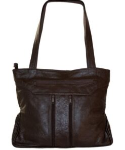 Luvsa LS-TJ101 Soft Genuine Leather Shoulder Bag - Coffee