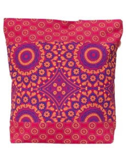Luvsa LSIOM704 ShweShwe 100% Cotton Women's Shoulder Shopping Bag - Pink
