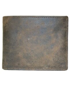 Luvsa LV-3146 Full Grain Genuine Leather Men's Card Holder Bi-Fold Wallet