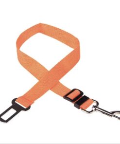 Lux Adjustable Safety Pet Seat Belt for Cars High Quality Nylon - Orange