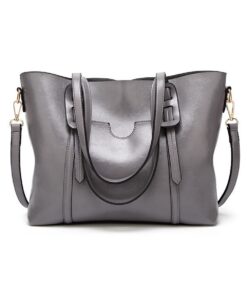 Luxurious Grey Ladies Handbag (HB-930-GR)
