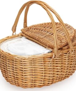 Luxury Cane Picnic Basket