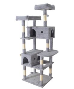 Luxury Cat Tree Tower Double Nest - With Scratching Posts - MT47-173cm