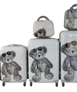 Luxury PC Travel Luggage - 6 Piece - Little Bear