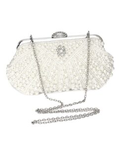 Luxury Pearl Purse Wedding Evening Party Handbag
