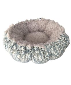 Luxury Rose Bed - Shaggy Fur Blue