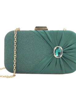 Luxury Women Evening Bag Wedding Evening Party Handbag - Green