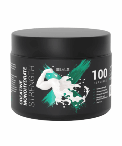 LVLX Creatine Monohydrate Strength 500g 100 Servings